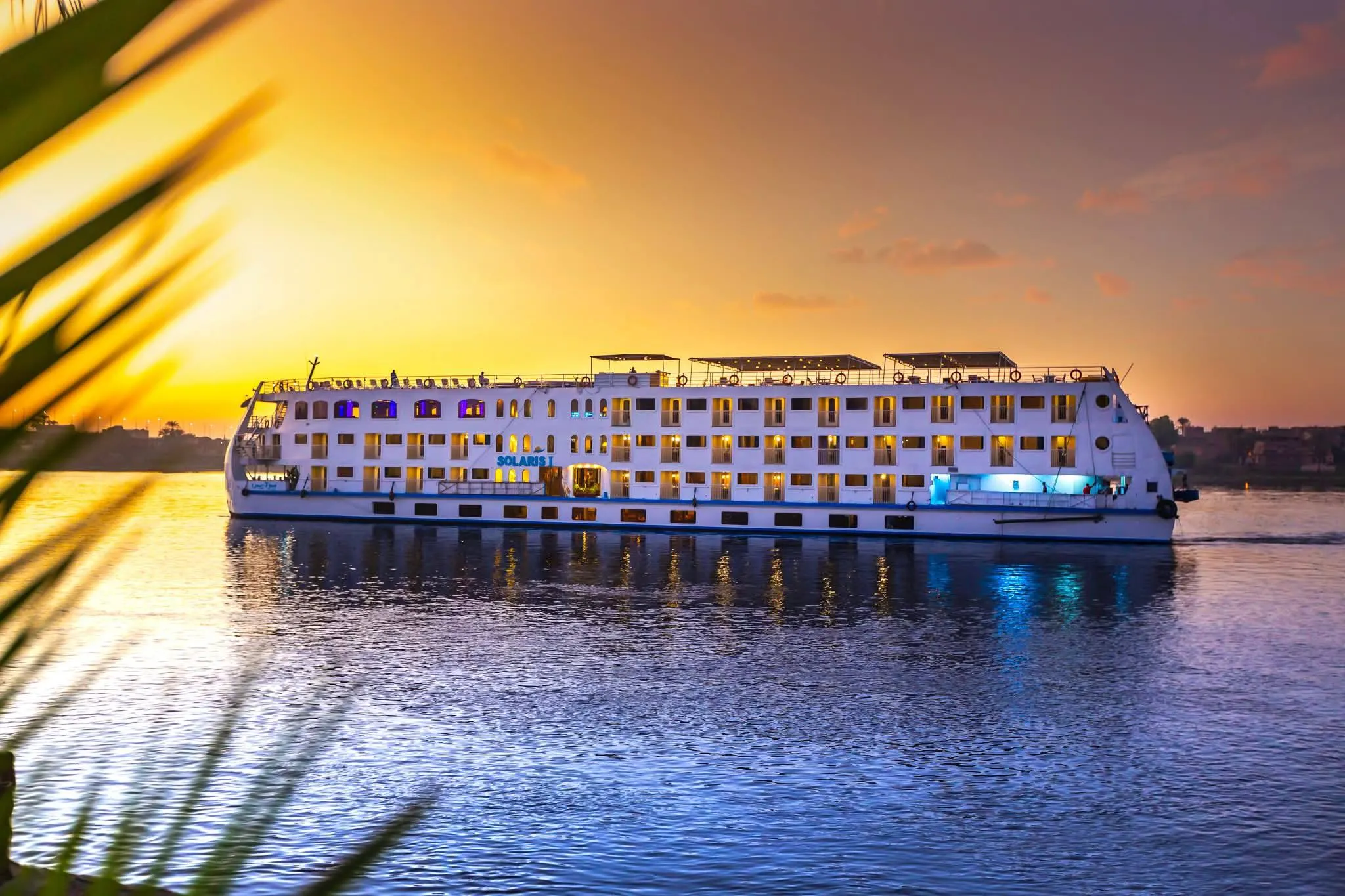 Exterior view of the HS Solaris II Nile Cruise Nile cruise ship